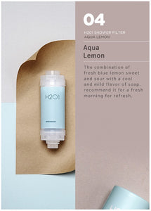 H201 Vitamin shower filter - Aqua Blue Lemon